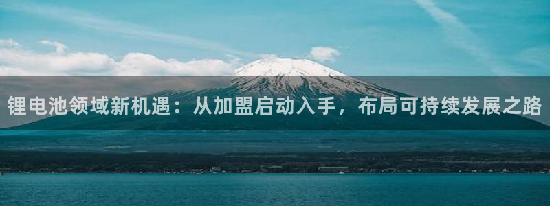 k豆钱包安卓版下载：锂电池领域新机遇：从